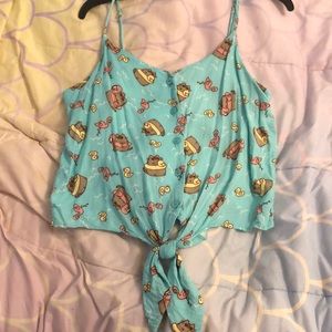 Pusheen Pool Float Tie-Front Tank